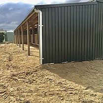 outside horse boxes