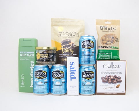 MAGNESIUM OIL, SHOWER GEL, BEER AND CHOCOLATES