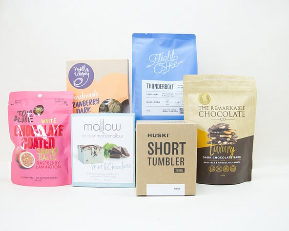 NZ COFFEE BEANS WITH COFFEE CUP AND SWEET TREATS