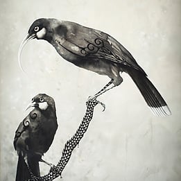 Canvas art nz - Nga huia