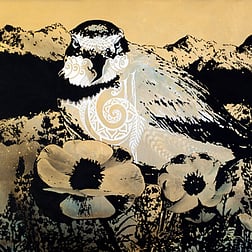 Mackenzie in Gold wall art nz