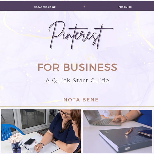 Nota Bene Pinterest Business Quick Start Guide free download