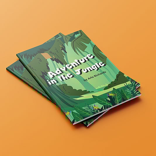 Author A Richards Children's Book 'Adventures in the Jungle'
