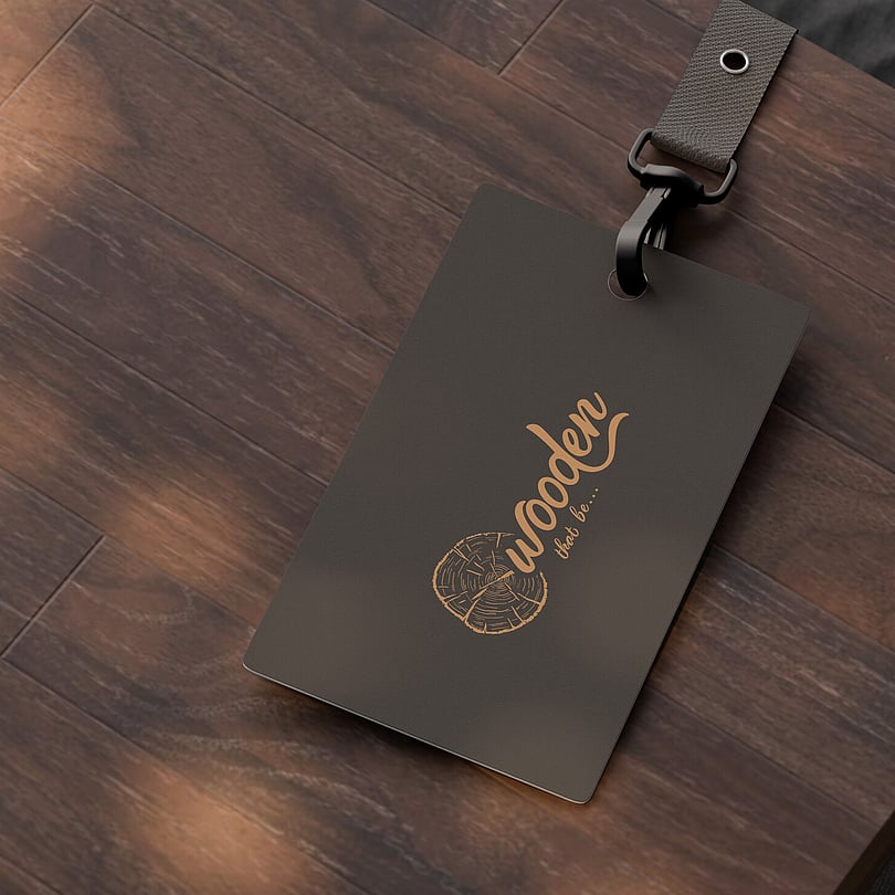 Brand collateral mockup used in a brand identity system