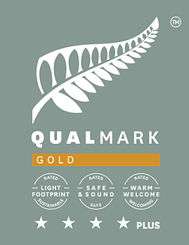 Two Rivers Ohakune - Qualmark 4 Star Plus and Gold Sustainable Tourism Business.