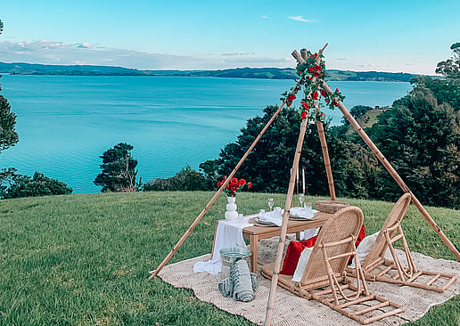 Omana's private hilltop location for your ceremony or reception meal
