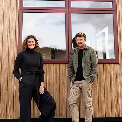 Chris and Eve from Raglan Tiny Homes