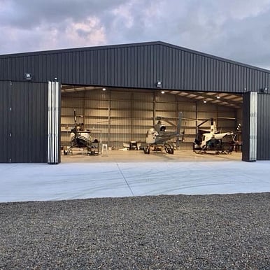 helicopter hanger