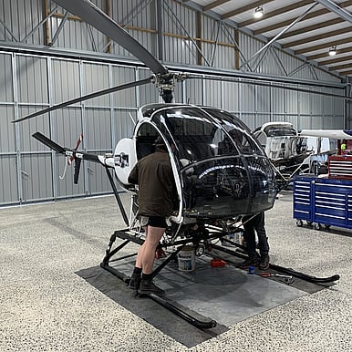 helicopter flying