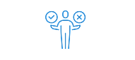 Communicating your decisions icon