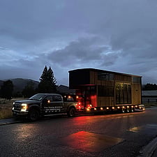 Night time transportation is no problem for Tiny Towing Solutions