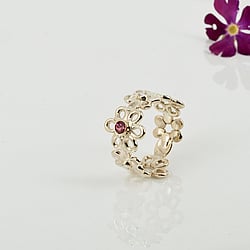 White gold engagement ring