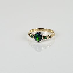 White gold engagement ring