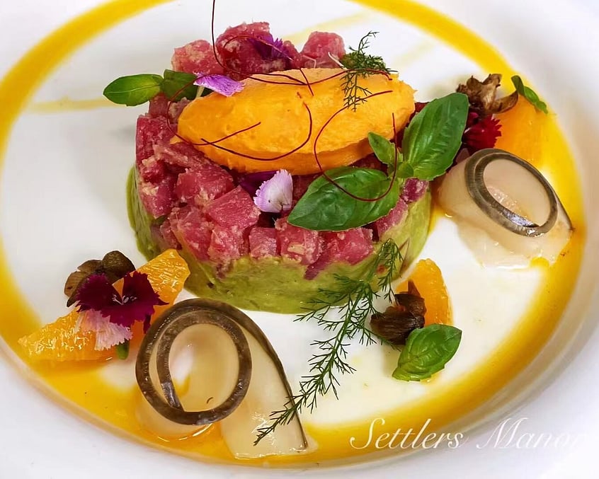 Tuna Waimauku Gamek Keepers Restaurant