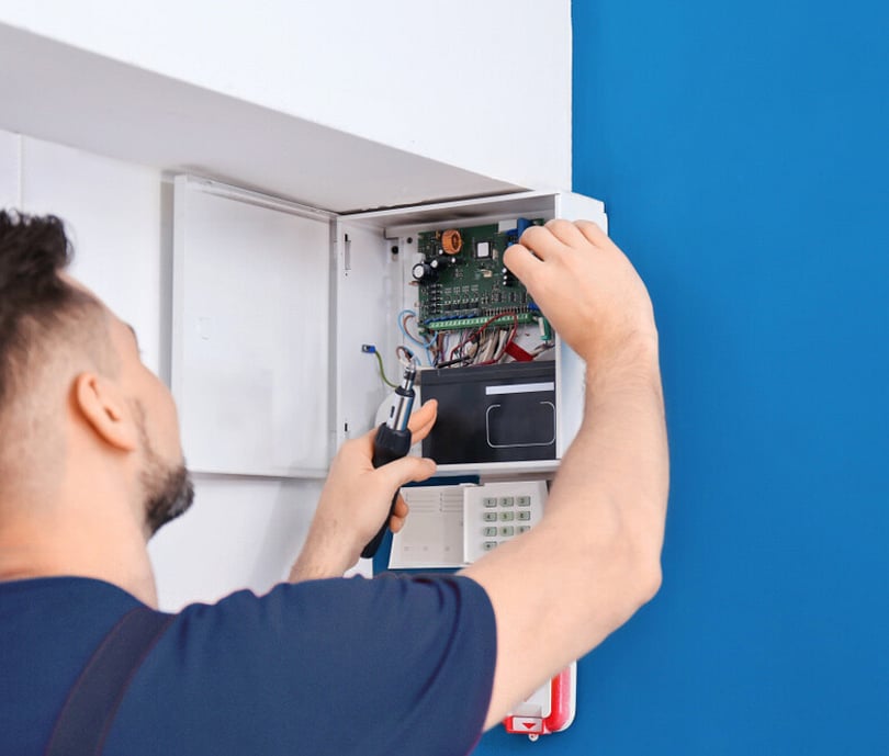 Security system installation and monitoring