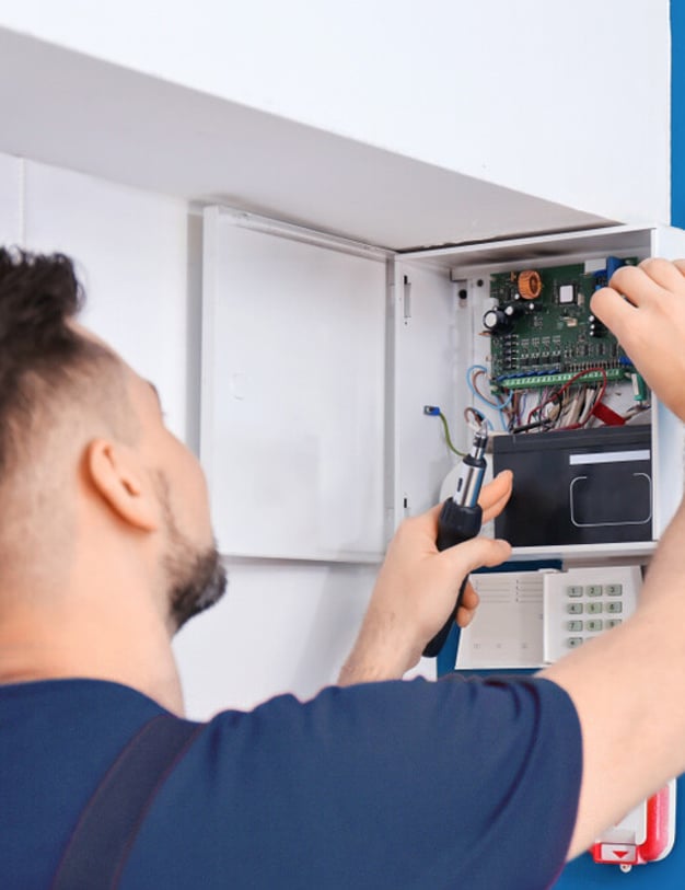 Security system installation and monitoring