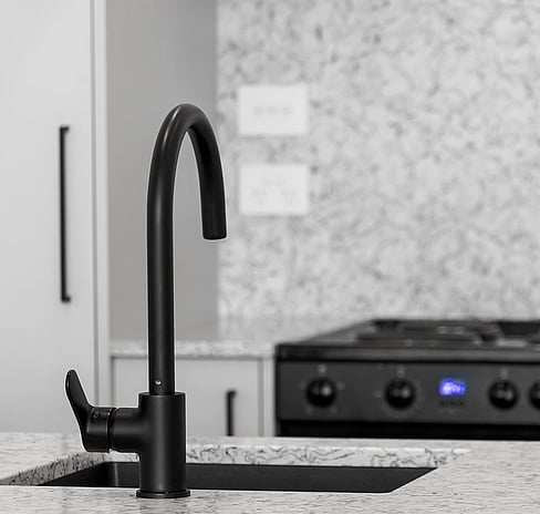 Modern kitchen at Roam Taupo