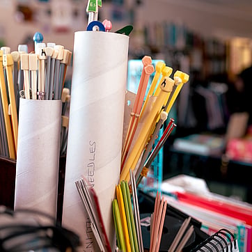 Knitting needles