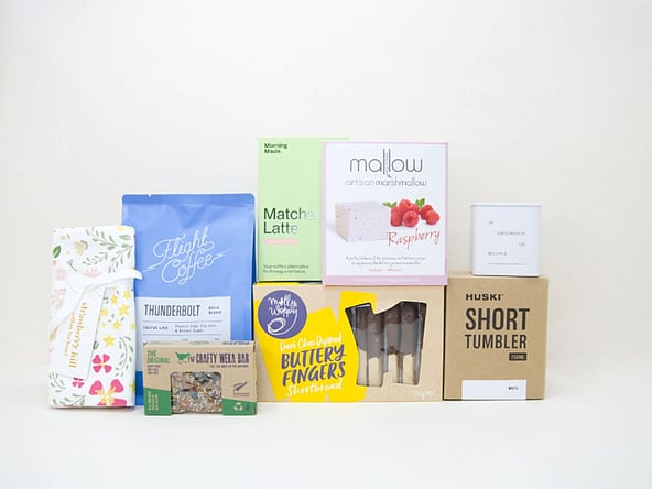 KYND Morning Tea gift box NZ &mdash; hand picked NZ-made tea and treats delivered nationwide