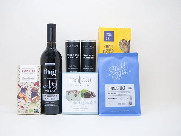 KYND Coffee All Day gift box NZ &mdash; hand picked NZ-made coffee and treat gifts delivered nationwide
