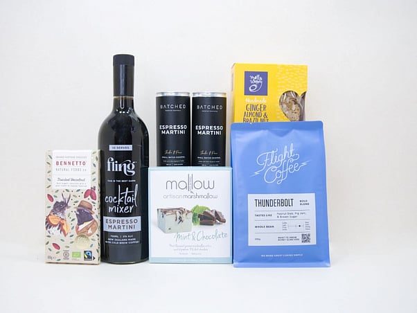KYND Coffee All Day gift box NZ &mdash; hand picked NZ-made coffee and treat gifts delivered nationwide
