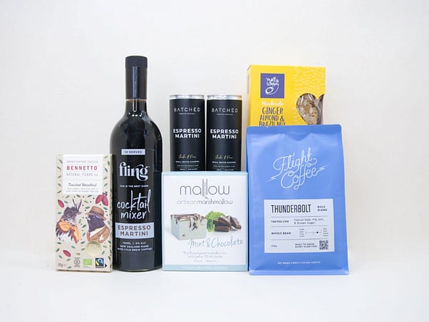 COFFEE BEANS, SWEET TREATS AND ESPRESSO MARTINI