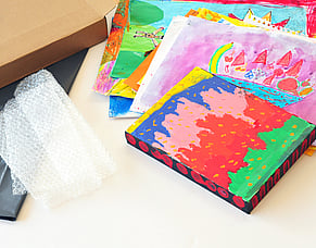 How to Send Kids Artwork Safely (Flat, 3D and Fragile Pieces)
