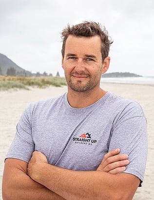 An image of Garret Jones, director at Straight Up Builders Tauranga.