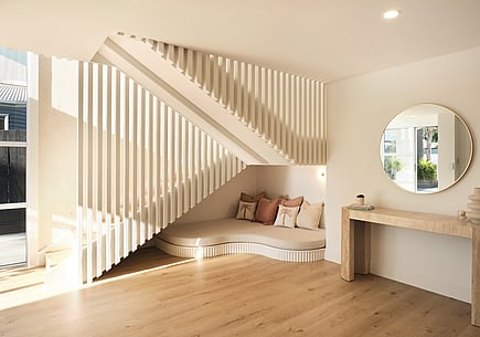 After image of a newly build staircase.