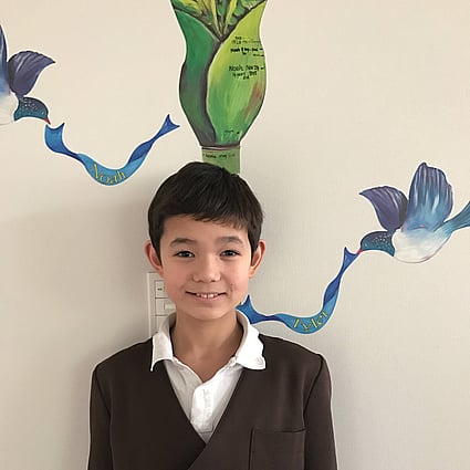 The height chart has been a constant in their lives and a lovely reminder of home for me, since I am a New Zealander but we live in Japan. Jacqui