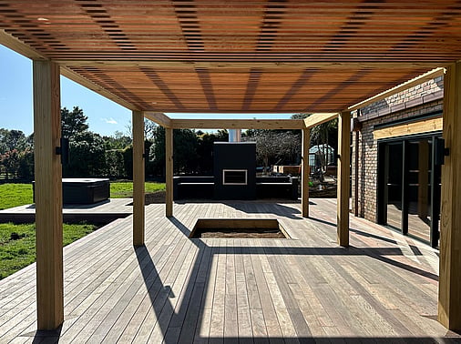 Outdoor Pergola by the NZ Renovation Company