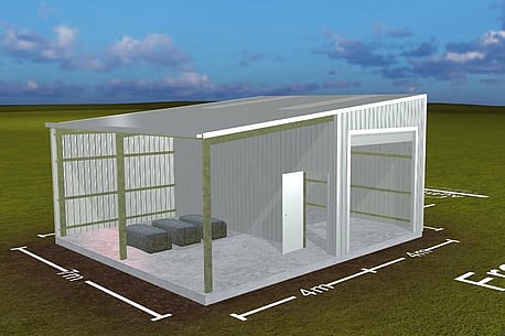 1&ndash;2 Bay Kitsets; Ideal for lifestyle blocks, small machinery, and general storage.
