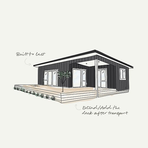 70 sq Designs - Transportable custom designed homes in the Waikato