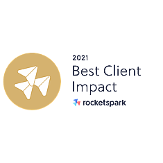 Best Branding Package award winner from Rocketspark's 2021 Conference 