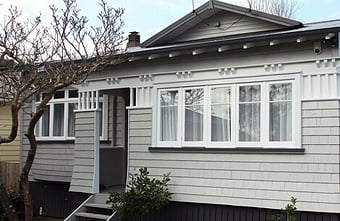Wall Treats Master Painters &ndash; exterior repaint of a 1908 character bungalow on leafy Mt Eden street, Auckland, completing a full renovation