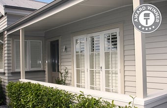  Wall Treats Auckland &ndash; elegant exterior repaint of Ponsonby villa using award-winning colour palette designed by Peter Were, referred by neighbour