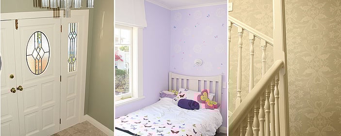 Remuera Character House wallpapering