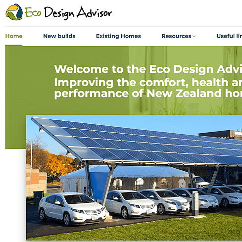 Eco Design Advisor Website Screenshot