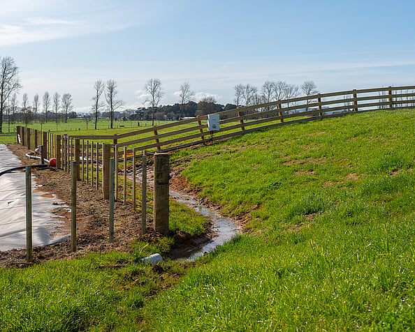 Rural farm fencing done by Habraken Fencing, Auckland and Waikato.