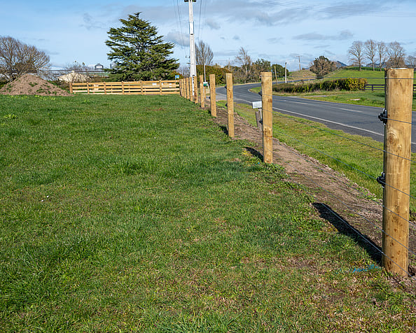 Lifestyle fencing done by Habraken Fencing Ltd. Auckland and Waikato.