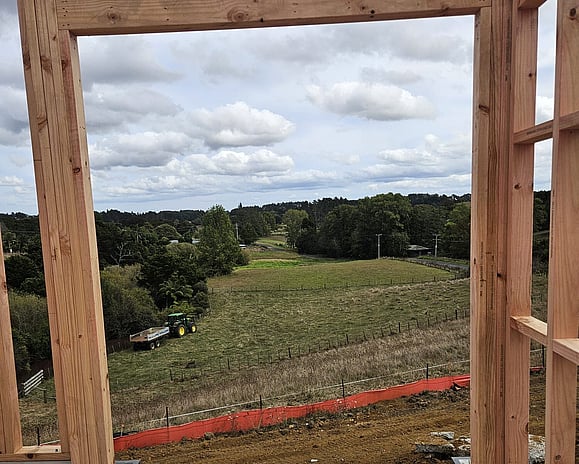 View from master suite window