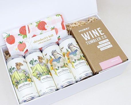 KYND Pretty Wine gift box NZ &mdash; premium NZ-made wine gift box for her