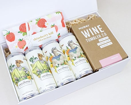 KYND Pretty Wine gift box NZ &mdash; premium NZ-made wine gift box for her