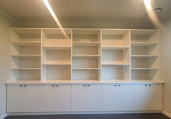 White entertainment unit in Hamilton