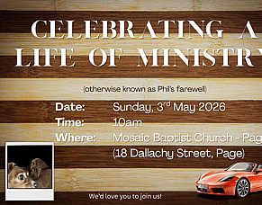 Pastor Phil Waugh's Farewell Service