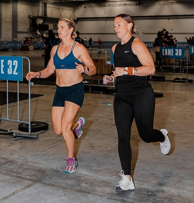 Jacqui Gage-Brown mid-run, raw effort visible &mdash; authentic and unfiltered, the way real core values should be