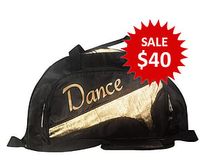 Dance Bag - PRICE $59.99-GOLD  - - - - - - - - - - - - ADD TO CART >