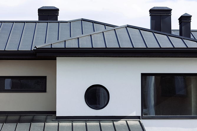 chimney on rooftop