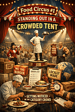 Food Circus BLOG #1  Standing Out in a Crowded Tent