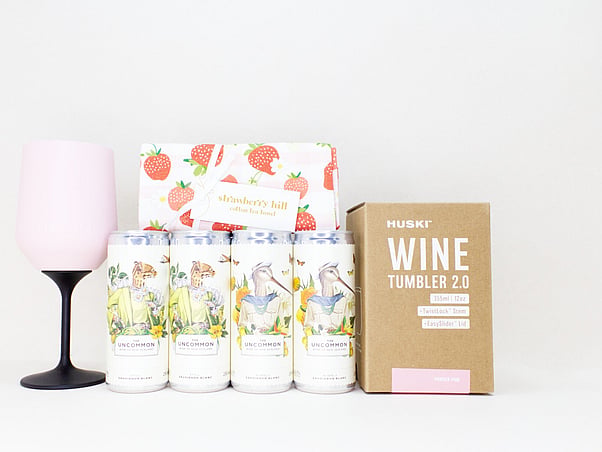 KYND Pretty Wine gift box NZ &mdash; hand picked NZ-made wine and treat gifts for her delivered nationwide